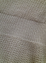 ИЗКЛЮЧИТЕЛНО КРАСИВА пухкава и мека блуза в бежово еластично плетиво с остро деколте , снимка 4