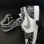 Nike Air Jordan 1 Low Bandana Grafitti Black White Grey Обувки Маратонки Кецове Номер 39 Размер Нови, снимка 6