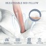 Нови MH 2 броя удобни възглавници с мек пълнеж за легло спане сън спалня, снимка 4