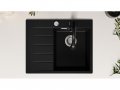 Кухненска Мивка от Гранит модел Сидни 620 x 500 Компакт - Черна, снимка 5