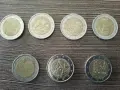 Възпоменателни монети от 2 евро, Италия, Франция, снимка 1
