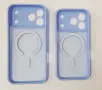 Калъф  iPhone 18 Pro/iPhone 17 Pro/iPhone 18 Pro Max/iPhone 17 Pro Max - Light Blue, Deep Burgundy, снимка 6