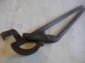 13-15мм масивен ръчен ТРЪБОГИБ немски за огъване на метални тръби старо качество отличен 52см/2,0кг, снимка 1