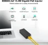 НОВ YuLinca 15,4 W Gigabit Poe инжектор, адаптер Non-Poe към Poe, Plug & Play, до 100 метра, снимка 7