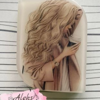 Ръчно изработен ароматен сапун "Момиче с кафе", подарък за рожден ден, за имен ден, снимка 10 - Козметика за тяло - 39712951