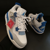 Nike Jordan 4 Military Blue , снимка 2 - Кецове - 36547585