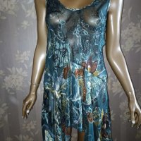 Patricia Suzzi- M,L- 100%Естествена коприна -италианска рокля  + туника  , снимка 12 - Рокли - 40759554