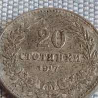 Монета 20 стотинки 1917г. Царство България за КОЛЕКЦИЯ ДЕКОРАЦИЯ 16872, снимка 3 - Нумизматика и бонистика - 44397076