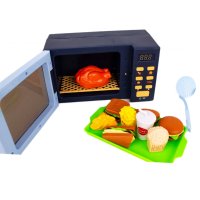 Детска кухня микровълнова фурна с аксесоари, снимка 3 - Образователни игри - 42797838