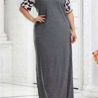 KRASS FASHION 3-4 XL Дамска Нова красива макси рокля, снимка 1 - Рокли - 42855304