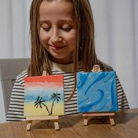 Нов Детски комплект за рисуване деца 4-6 години подарък художник бои, снимка 6 - Рисуване и оцветяване - 40719708