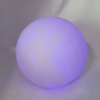 LED лампла топка, смени цветовете, 25см, Като нов, снимка 5 - Лед осветление - 33864231