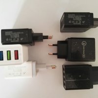 USB, зарядно за мобилен телефон, четворно, Зарядно, снимка 1 - Оригинални зарядни - 35433352