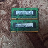 RAM  2x1 GB   DDR 2, снимка 1 - Части за лаптопи - 39863259