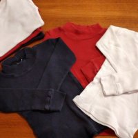 Долни тениски с дълъг ръкав 74-80см, снимка 1 - Бебешки пижами - 31719589