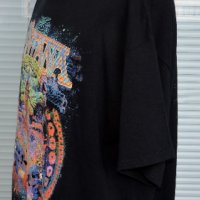 Santana 2015 Euro Tour Double Sided Graphic T-Shirt  Official Merch - мъжка тениска размер XL  , снимка 9 - Тениски - 44498996