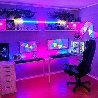 Уникална RGB многоцветна лента украса за коледа, стая с дистанционно, снимка 2 - Лед осветление - 31145146