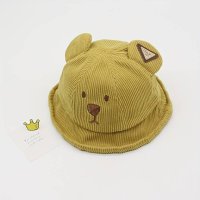 Детска 3D сладка кадифена ветроустойчива шапка Мече, снимка 5 - Шапки, шалове и ръкавици - 44451943