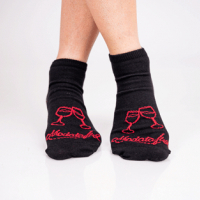 Чорапи терлик на английски WINE, снимка 2 - Дамски чорапи - 36566895
