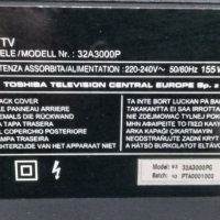 LCD Телевизор Toshiba НОМЕР 41. 32инча 81см. Модел 32A3000P. Работещ. С дистанционно. Без стойка. Вн, снимка 17 - Телевизори - 39547017