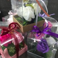 Кутия със сапунени рози , снимка 6 - Подаръци за жени - 35544592