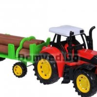 Детски трактор с ремарке, снимка 3 - Коли, камиони, мотори, писти - 38811613