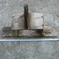 Дърворезбован дарак чепкало, снимка 1 - Антикварни и старинни предмети - 30086339