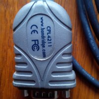 Продавам кабел-преходник USB към сериен порт, снимка 1 - Кабели и адаптери - 39930899