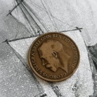 Монета - Великобритания - 1/2 (половин) пени | 1916г., снимка 2 - Нумизматика и бонистика - 34869801