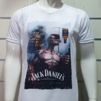 Нова мъжка тениска с трансферен печат Попай моряка, Джак Даниелс, снимка 3 - Тениски - 29819258