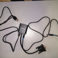 VGA TO HDMI АДАПТЕР/ПРЕХОДНИК, снимка 4 - Лаптоп аксесоари - 31767995