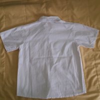 Детска бяла риза с къс ръкав, 8-12г., снимка 5 - Детски ризи - 38373908