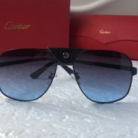 Cartier 2022 мъжки слънчеви очила с кожа 3 в 1, снимка 2 - Слънчеви и диоптрични очила - 38199786