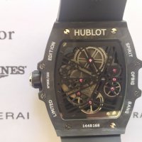 Уникален часовник HUBLOT SPIRIT OF BIG BANG Carbon механичен клас 6А+, снимка 11 - Мъжки - 30283299