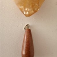 Красива висулка сльнчев камьк от Бразилия, снимка 3 - Колиета, медальони, синджири - 37929571