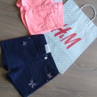 Нови!!! H&M - къси панталони 8-9г, снимка 5 - Детски къси панталони - 37534612