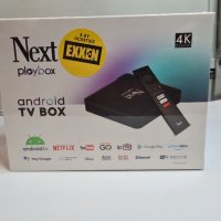 TV BOX NEXT EXXEN ANDROID С ГАРАНЦИЯ 1год., снимка 1 - Приемници и антени - 38896415