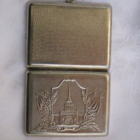 руска стара табакера кутия метал, снимка 2 - Други ценни предмети - 29408843