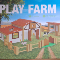 Playtive дървена ферма от 28 части за деца 3+, снимка 5 - Образователни игри - 44708578