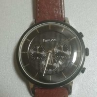 Мъжки часовник. Ferrucci. Кварцов часовник. Vintage watch. Класически модел. , снимка 18 - Мъжки - 31455754