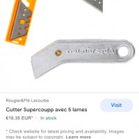 Алуминиево ножче Rougier-ple Paris, снимка 3 - Други инструменти - 37375452