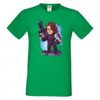 Мъжка тениска Marvel Winter Soldier  Игра,Изненада,Подарък,Геймър,, снимка 14 - Тениски - 36791855