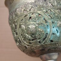 Сребърна чаша с позлата ''Потир'', снимка 7 - Антикварни и старинни предмети - 44389972