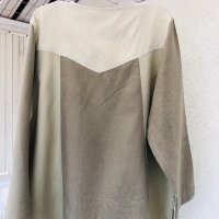 Голяма ленена блуза бохо стил Германия, снимка 8 - Блузи с дълъг ръкав и пуловери - 31215833