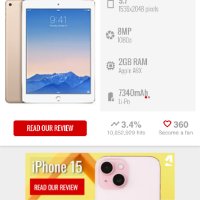 iPad Air 2 64GB / проблем с тъча , снимка 5 - Таблети - 42797046