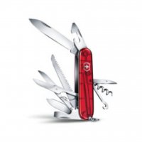 Швейцарски джобен нож Victorinox Huntsman блистер. Червен или Син., снимка 3 - Ножове - 39828330