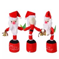 Пеещ и танцуващ Дядо Коледа, снимка 3 - Музикални играчки - 42835546