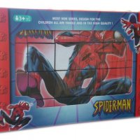 Кубчета пъзел с катинка на Спайдърмен Spiderman, снимка 1 - Игри и пъзели - 34922994