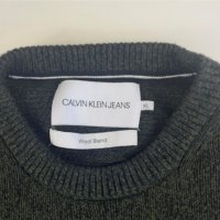 Calvin Klein мъжки оригинален пуловер вълна памук размер XL, снимка 3 - Пуловери - 42867147