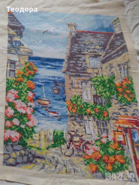 Гоблен "Морска улица", снимка 1